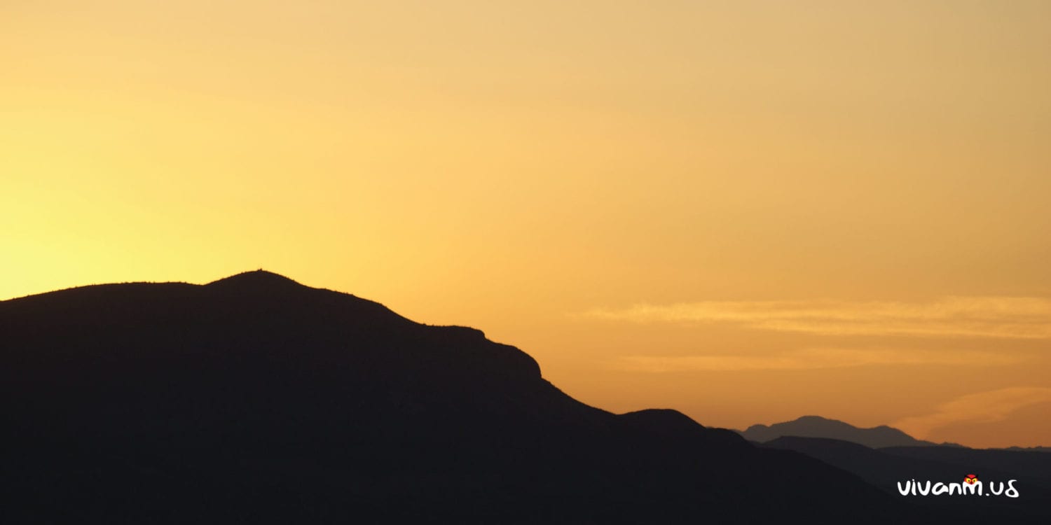 Robledo Mountain Sunset