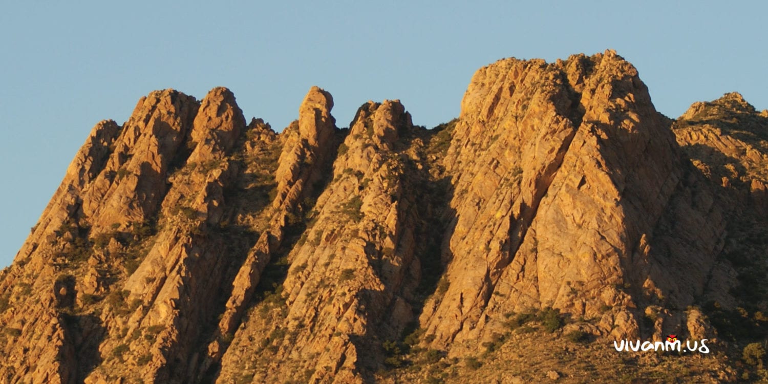 Sunset from the Rabbit Ears in the Organ Mountains