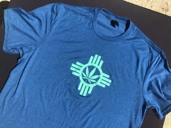 Cannabis Zia Blue T-Shirt