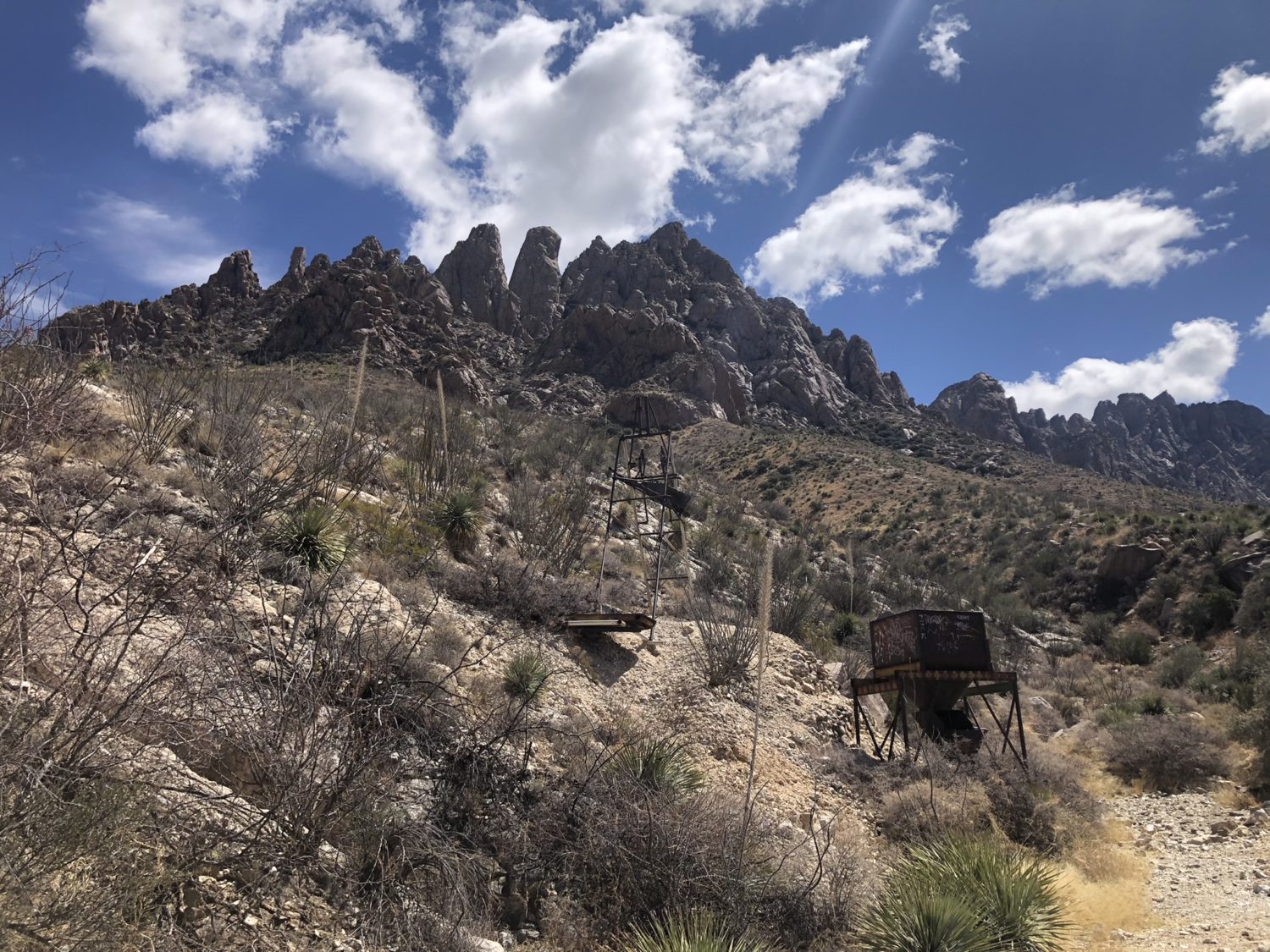 The Organ Mountains - Rabbit Ears Hayner Mine